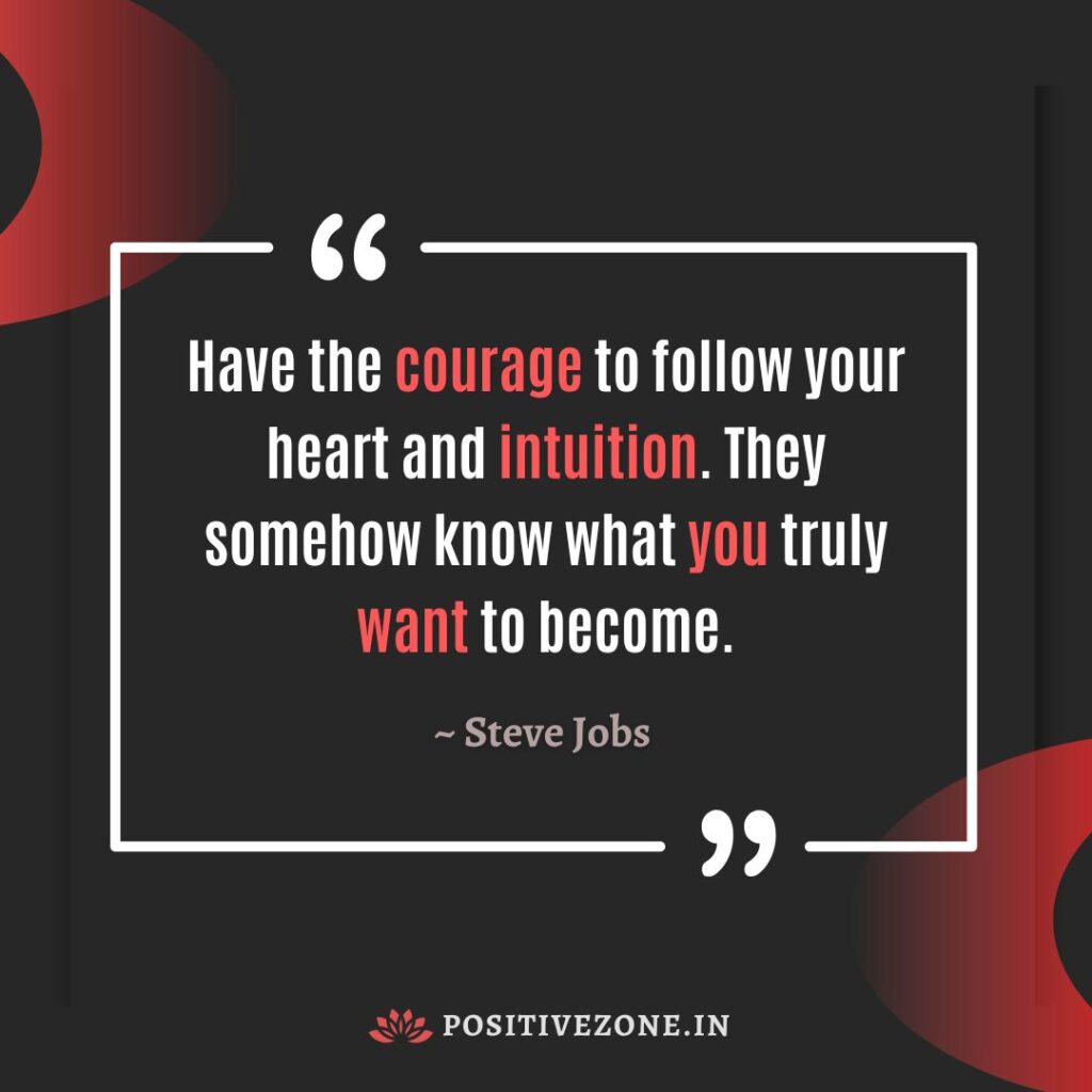 Abstract red and black background with Steve Jobs Quote on Work Life and Leadership