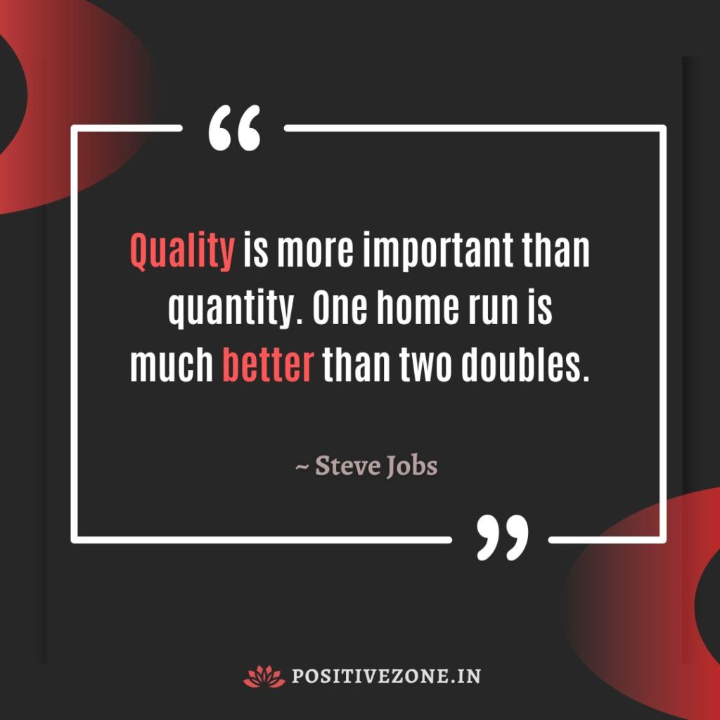 Abstract red and black background with Steve Jobs Quote on Leadership